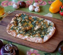 Фокачча с соусом песто