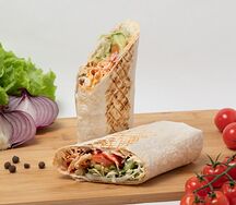 Шаурма с говядиной в лаваше