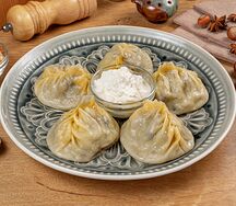 Манты с мясом