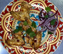 Шашлык из куриных крылышек