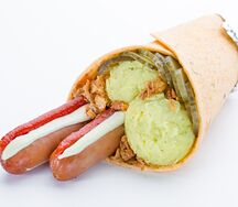 Рулле с двумя колбасками