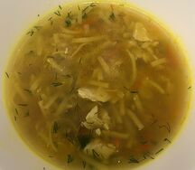 Лапша куриная