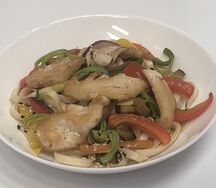 Вок с курицей