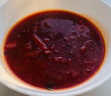 Борщ с телятиной