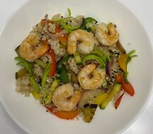 Рис с креветками