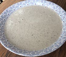 Суп-пюре грибной