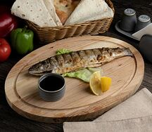 Сибас на мангале