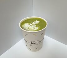 Матча латте на кокосовом