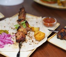 Шашлык из шейки свинины