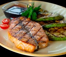 Стейк из семги