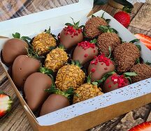 Клубника в шоколаде Молочный рай