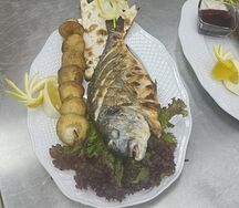 Дорадо на мангале