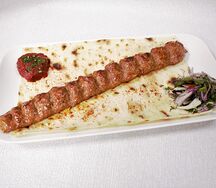 Люля-кебаб из баранины на углях