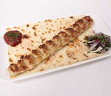 Люля-кебаб из курицы на углях