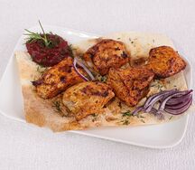 Шашлык из сочной куриной грудки Eco на углях