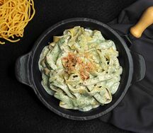 Паста Альфредо с курицей