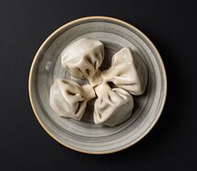 Отварные хинкали с бараниной