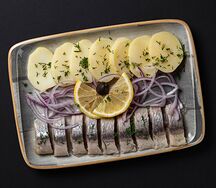 Филе сельди с картофелем