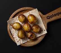 Молодой картофель на углях