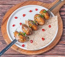 Шашлык из шампиньонов