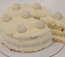 Рафаэлло домашний торт