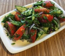 Салат Летний с маслом