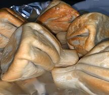 Хинкали с бараниной жареные