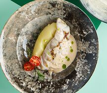 Куриная грудка на гриле с картофельным пюре