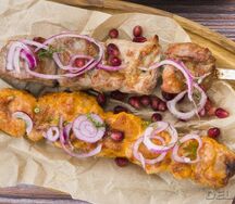 Шашлык из куриного бедра