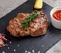 Свиная шея на гриле