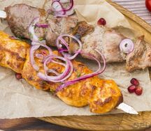 Шашлык из куриной грудки