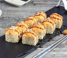 Запеченная Филадельфия кунжут