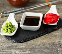 Васаби и Имбирь и Соевый соус