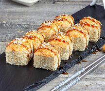 Запеченная Калифорния кунжут