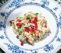 Ацецили с курицей и баклажанами