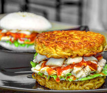 Рамен Бургер с курицей