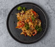 Вок лапша удон с креветками Big