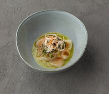 Севиче из гребешка с личи