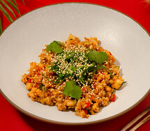 Жареный рис с морепродуктами