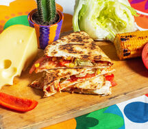 Большая кесадилья Веджитал