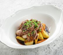 Ягнёнок с запечёнными овощами