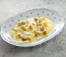 Равиоли с молодыми сырами