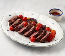 Ростбиф с овощами гриль на двоих