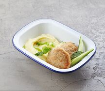 Котлеты из щуки с картофельным пюре