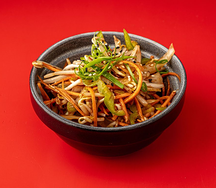 Салат с ростками сои