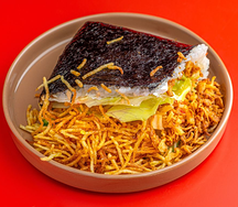 Окинавский сендвич с окунем