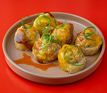 Ролл тар-тар лосось