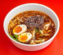 Рамен с говяжьей щечкой