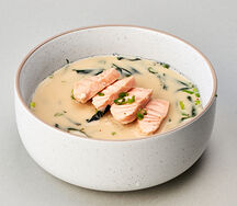 Сливочный мисо с лососем