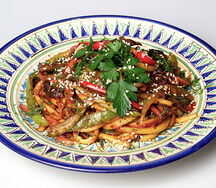 Жареный лагман